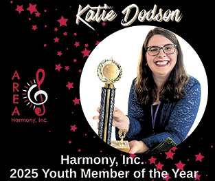 Dodson named Harmony Inc’s Youth Member of the Year